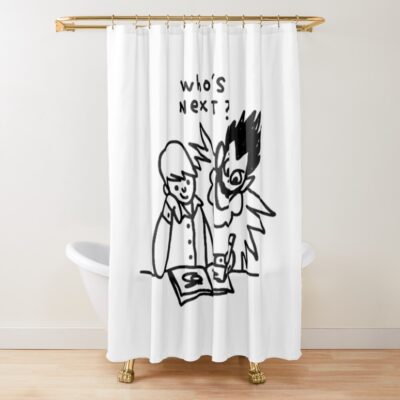 Who Will Be Next Kira Death Note Shower Curtain