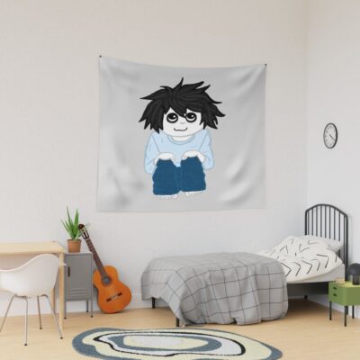 Death Note L Lawliet Minimal Tapestry