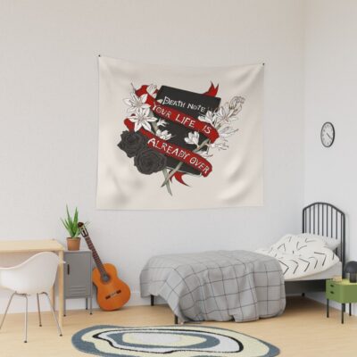 Roses And Asphodel Death Note Tapestry