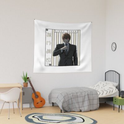 Red Eyes Genius Aesthetic Death Note Tapestry