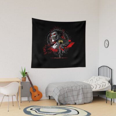 Death Note Ryuk And Light Bond Tapestry
