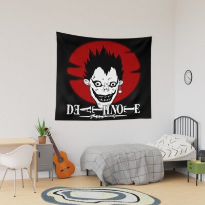 Anime Culture Dark Note Tapestry
