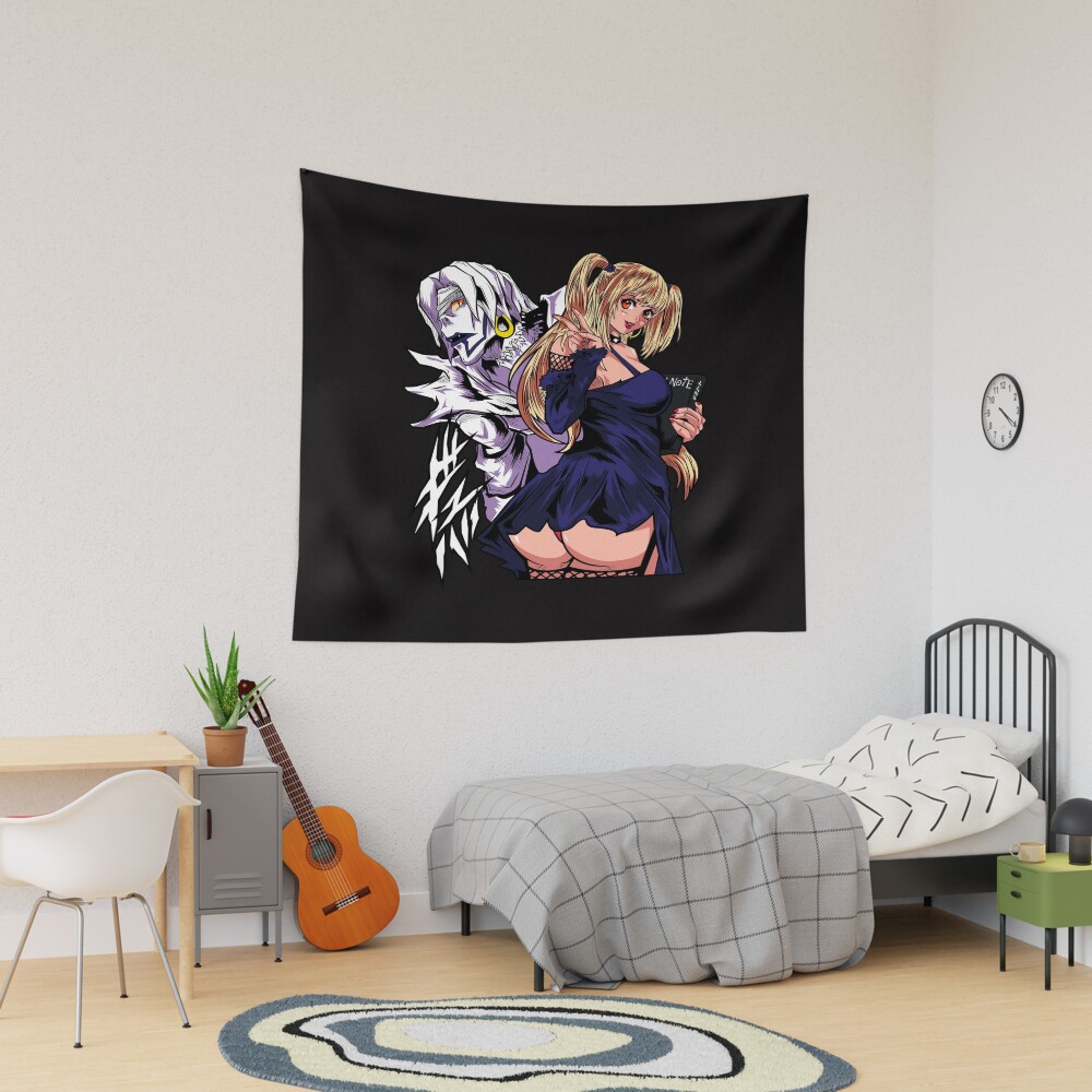 Death Note Symbol V3 Design Tapestry