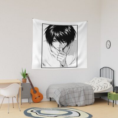 L And Light Duality Death Note Tapestry