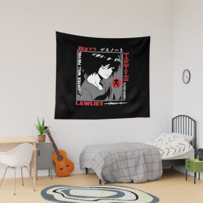 Lawliet Shadow Style Death Note Tapestry