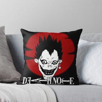 Anime Culture Dark Note Throw Pillow