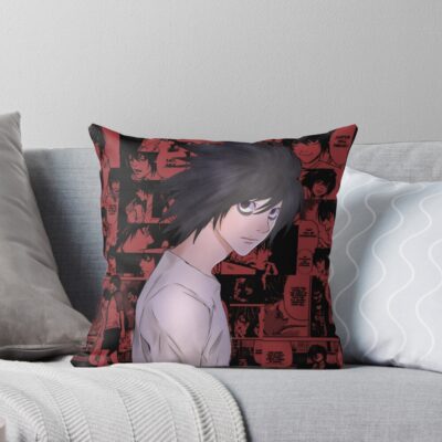 Smartest Mind Scribble Death Note Throw Pillow