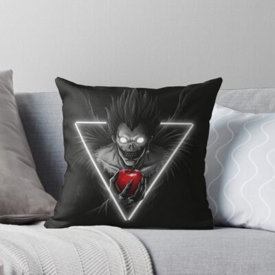 Death Spirit With Apple Death Note Throw Pillow