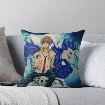 Death Note Anime Dark Core Throw Pillow